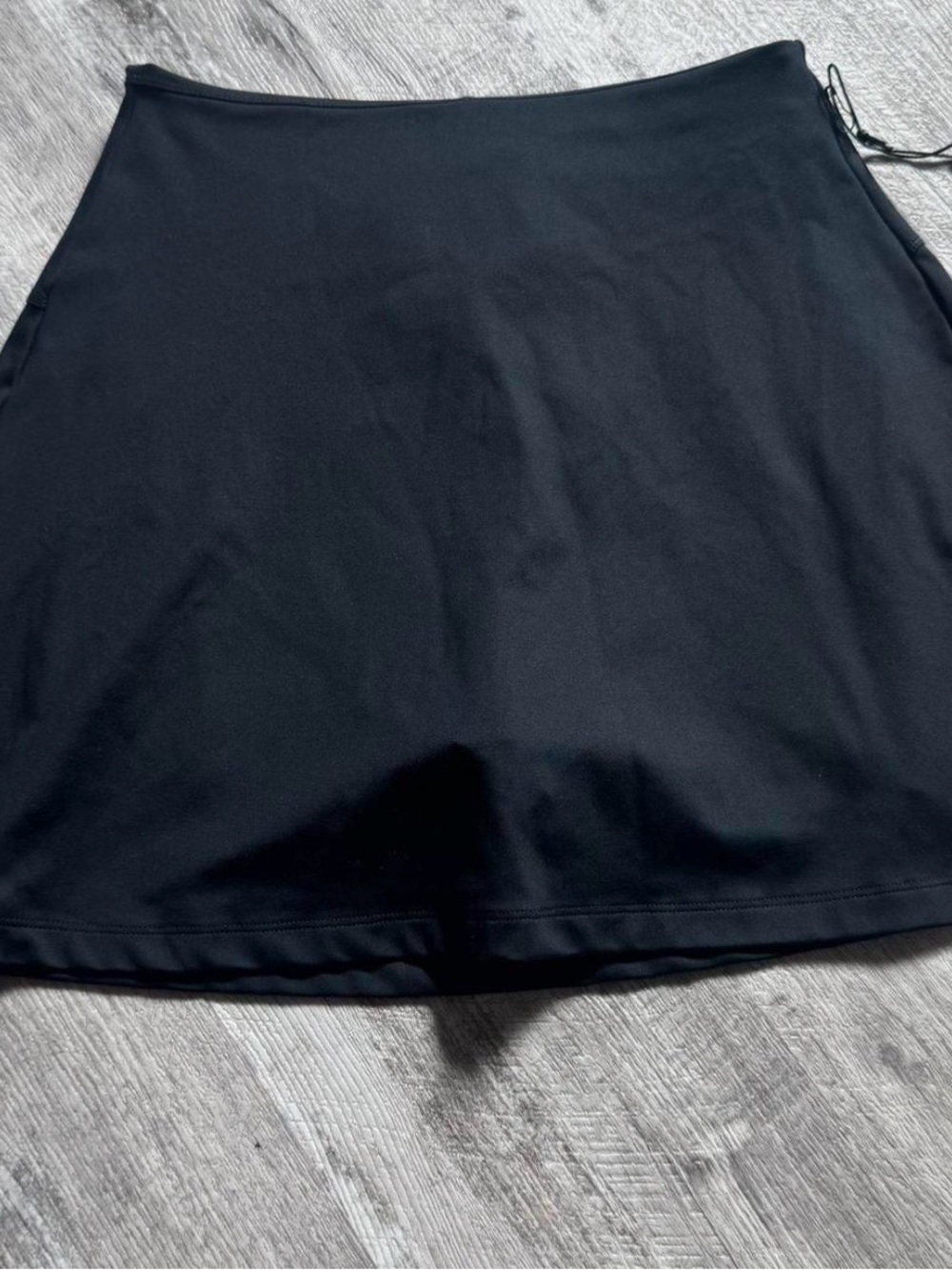 NWT Medium girlfriend collective Black Skort with Pocket - Picture 9 of 9
